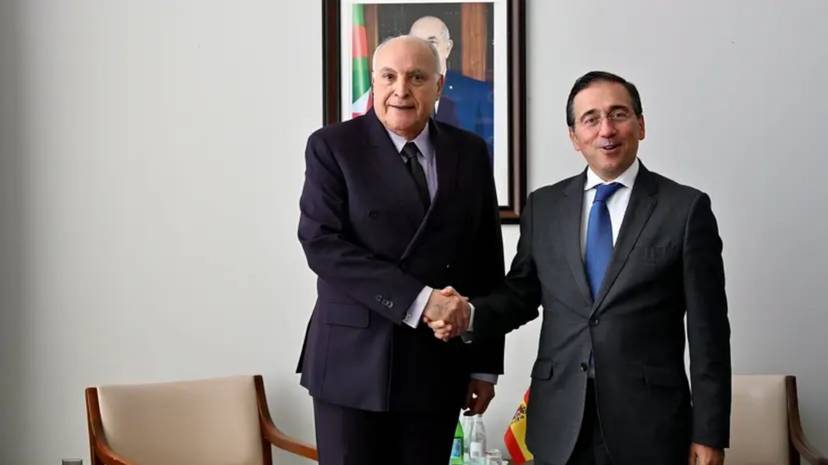 Mr. Attaf Holds Talks with His Spanish Counterpart in New York