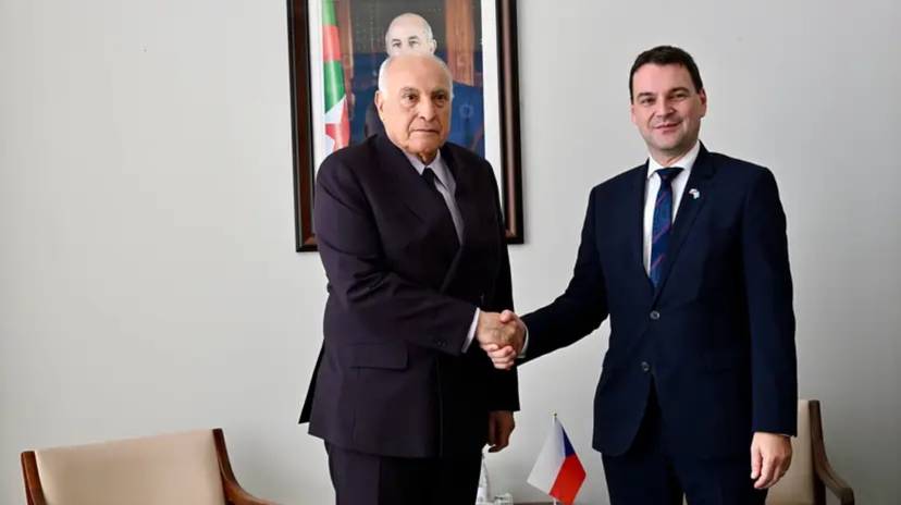 Mr. Attaf Holds Talks with the Minister of Foreign Affairs of the Czech Republic in New York
