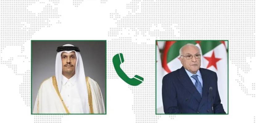 Mr. Attaf Receives a Phone Call from His Qatari Counterpart
