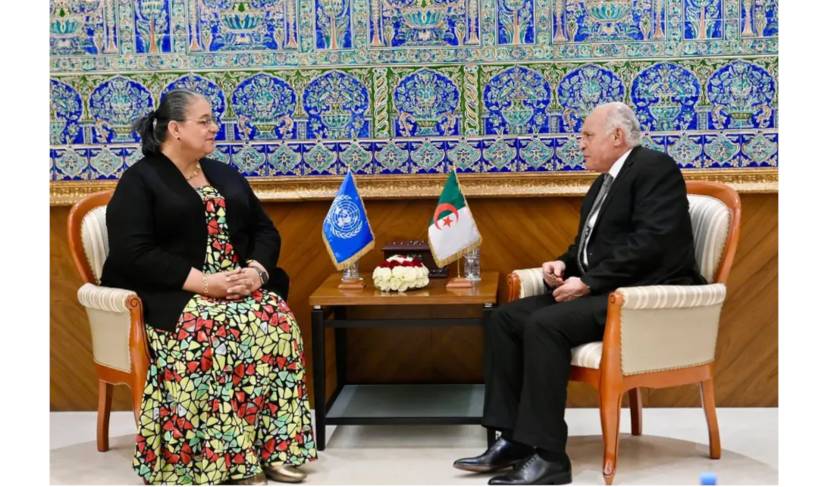 Mr. Attaf received the Special Representative of the UN Secretary ...