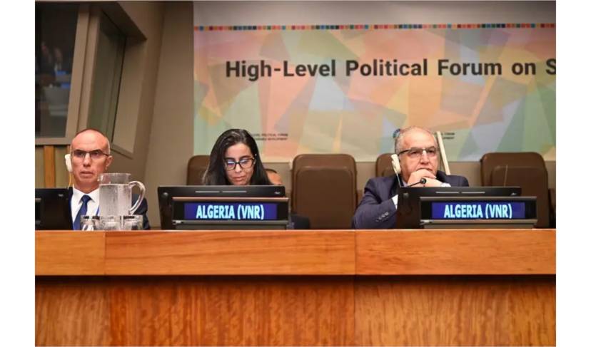 Mr. Magramane Presents in New York Algeria’s Second Voluntary National Review on Sustainable Development