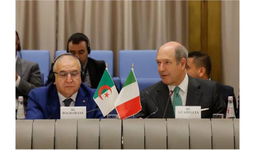 Mr. Lounès Magramane co-chairs in Rome, together with his Italian counterpart, the fifth session of the Algerian-Italian Strategic Dialogue
