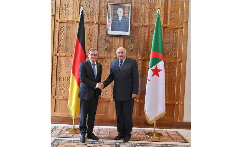 Mr Attaf receives the Minister for Foreign Affairs of the Federal Republic of Germany