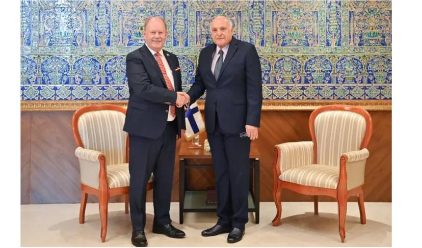Mr. Attaf Receives the Ambassador of the Republic of Finland