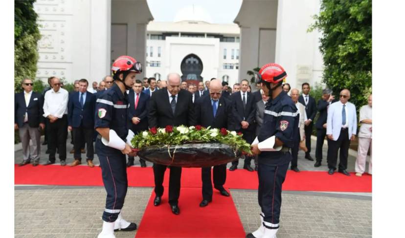 Mr. Attaf presides over the ceremony marking National Mujahid Day