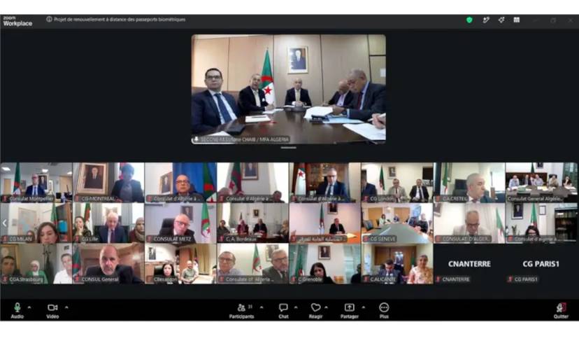 السيد شايب يترأس اجتماعا مع رؤساء مراكز قنصلية لمتابعة جهود تطوير الخدمات المقدمة للمواطنين في الخارج