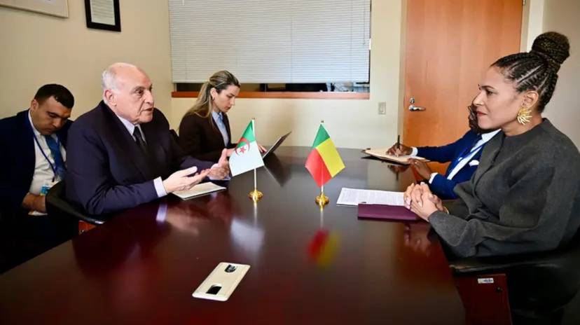 Mr. Attaf Holds Talks in New York with Benin’s Minister of Foreign Affairs and Cooperation