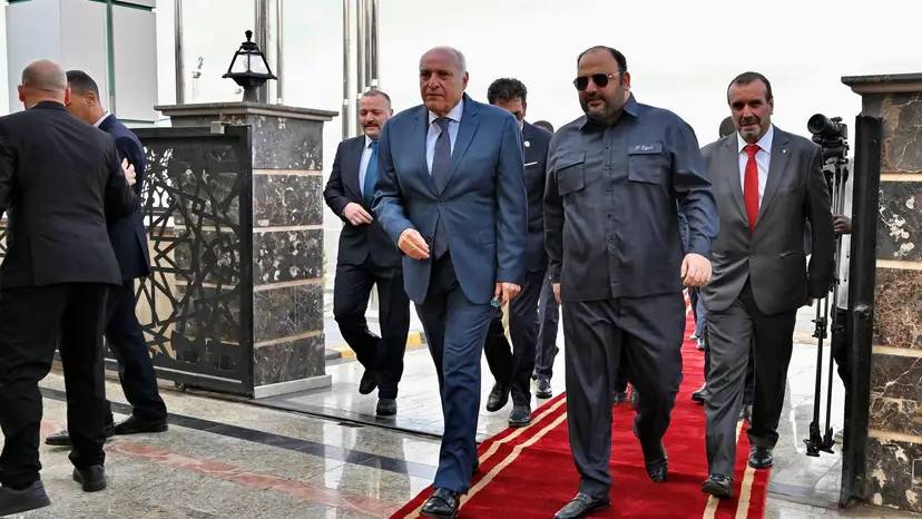 Mr. Attaf arrives in Tripoli to participate in the meeting of the African Union Committee of Ten.