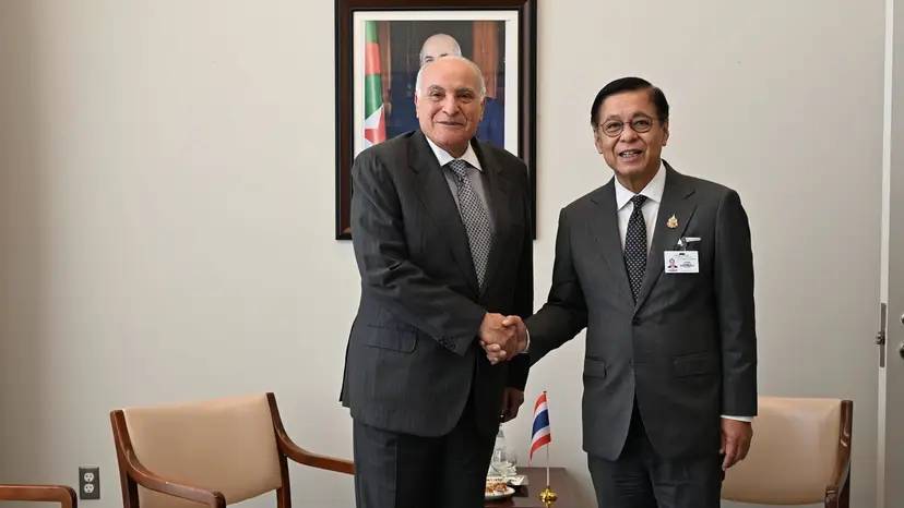 Mr. Attaf Holds Talks with Thailand’s Deputy Prime Minister and Minister of Foreign Affairs in New York